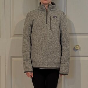 Kids Gray Quarter-Zip Fleece Pullover